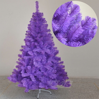 廠家直銷1.8米180CM紫色圣誕樹圣誕節禮品豪華加密800枝頭6KG