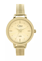 Cherie Paris Cherie Paris Gold Mesh Bracelet Stainless Steel Watch For Women