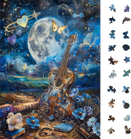 Owl Puzzles for Adults 1000 Pieces Glow in The Dark Puzzle Difficult Challenging Unique Puzzle for A