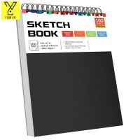 Sổ vẽ chuyên nghiệp 9x12 inch – 200 trang – giấy gân dễ vẽ – gáy lò xo – không trơn trượt