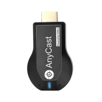 Anycast M100 2.4G/5G 4K Miracast Any Cast Wireless Receiver TV Dongle 1080P Screen HDMI-compatible For DLNA Miracast