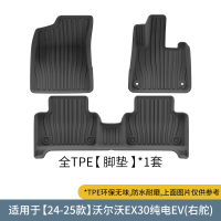 2024 พรมปูพื้นรถยนต์ Volvo EX30 EV พรม TPE พรมท้ายรถ