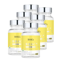 【BHK’s】維他命C500錠 六瓶組((90粒/瓶/西印度櫻桃/硒/鋅))