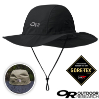 Outdoor Research Seattle Sombrero 熱賣款 GORE-TEX防風防水遮陽圓盤帽(可變造型).大盤帽.牛仔帽_黑