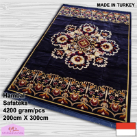 Safatex - Karpet permadani alas lantai bulu beludru hambal safateks premium jumbo tikar turki turkey