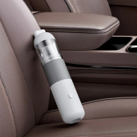 白色V01/ 車用吸塵器/ 便攜式迷你車用吸塵器/ 手持式吸塵器/ 迷你吸塵器/ 無線自動吸塵器/ 適用於桌上型鍵盤/ 筆記型電腦