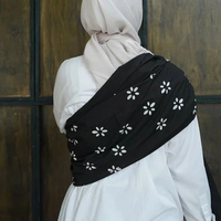 LC - Kain Jarik/gendongan Batik Cap Clover - Sage - Best Seller Hitam