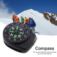 Compass Watch Wrist Compass Camping Compass Navigation Compass Running Hiking Tool Emergency A3B4