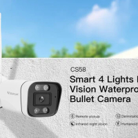 VSTARCAM CS58 Metal Case IP Bullet Camera Outdoor 3MP 1296P Waterproof IP67 Smoke Alarm Network HD CCTV Camera