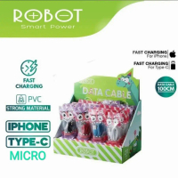 Robot RT-CD100 / RT-TL100 Kabel Micro / Type C / Lighting IPhone 2.4A