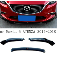 3pcs/Set ABS Front Bumper Lip Diffuser For Mazda 6 ATENZA 2014 2015 2016 2017 2018