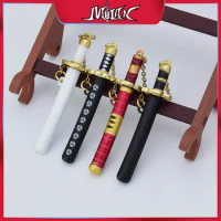 One Piece Anime Mini Ature Weapon Value Keychain 6cm Subtlety Japanese Katana Model Safety Blunt Swords Cosplay Cute Toy Gifts