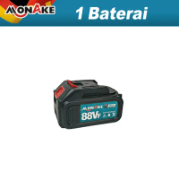 New Baterai Litium 88V Li-Ion Cordless Bor Battery Rechargeable - 1x 88V(Baterai)