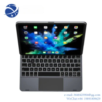 YYHC 2023 New Touchpad Aluminum Ipad Magic Keyboard with 7 In 1 Hub Design For Ipad Pro 11 Ipad Air 4/ 5