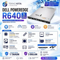SERVER DELL PowerEdge R640 1U Xeon-Gold 6140 x 2 36-Core 128GB RAM 1TB SSD + 1,2TB HDD GARANSI 1 TAH