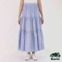 Roots女裝- 喚起自然之心系列 有機棉蛋糕裙-紫色