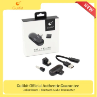 GuliKit Route+ Pro GB1 PRO Receiver or Transmitter With Bluetooch Wireless 3.5mm Audio USB Receiver for PS5 Nintendo Switch