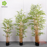仿真竹子盆栽 室內軟裝仿真植物擺件 人造假竹子裝飾