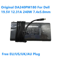 Original DA240PM180 240W 19.5V 12.31A 0RYJJ9 LA240PM180 AC Power Adapter For DELL ALIENWARE M17X M18 M6500 Gaming Laptop Charger