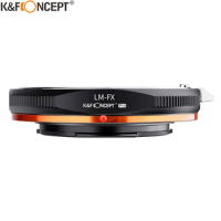 K&amp;F CONCEPT LM-FX Leica M Mount Lens to Fuji FX XF mount Camera body Adapter ring for Fujifilm FX Mount X-Pro1 Camera Body