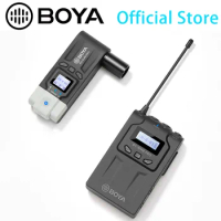 BOYA BY-WM8 Pro-k7 UHF Dual-channel Wireless Microphone System for live vocals presentations interviews ENG/EFP film production