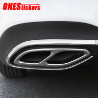 Car Styling Accessories Muffler Exhaust Pipe Tail Cover Trim For Mercedes Benz CLA Class C118 W118 CLA180 200 220 250 260 2020+