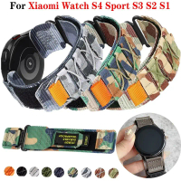 สายไนลอนขนาด 22 มม. สำหรับนาฬิกา Xiaomi รุ่น Watch S4 Sport Mi Watch S3 S2 S1 Active สี 2 2 Pro สายร