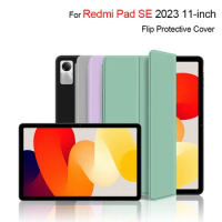 Smart Case For XIAOMI Redmi Pad SE 11" 2023 Flip Stand PU Protective Cover For Redmi Pad Se Red Mi Pad SE 11 Inch Tablet Cases