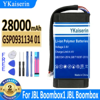 YKaiserin 28000mAh Battery GSP0931134 01 for JBL Boombox1 JBL Boombox Loudspeaker Batterij + Track NO