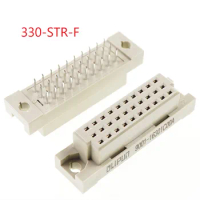 5Pcs DIN 41612 Connector 3 Rows 30 Pin Din Female Sockets Receptacle Vertical Through Hole 3x10 30 Pin Pitch 2.54mm