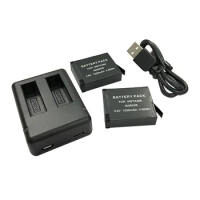 3.8V for IS 360XB ONE X Replacement Battery and Dual Slot Charger for Insta360 ONE X Action Camera