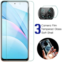 3-in-1 Tempered Glass On Mi 10t Pro Lite Camera Film Soft Case For Xiaomi 10 t mi10t Pro Lite Screen Protector Shell Cover 6.67'