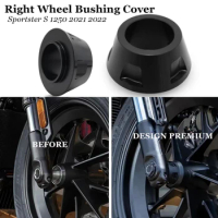 Motorcycle Aluminium Front and Right Wheel Bushing Cover Sportster S For Sportster S 1250 Sportster 1250 S RH 1250 S 2022 2021