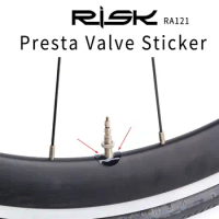 20pcs RISK Mountain Road Bike Bicycle French Presta Valve Sticker Rim Protection Gas Air Nozzle Glue Pad Tube Tire Gasket