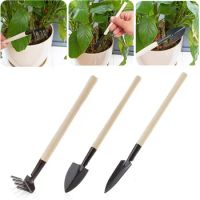 Garden Supplies Three-piece Shovel Rake Planting Tools Home Gardening Tool Set Flower Potted Planting Tools Digging Tool