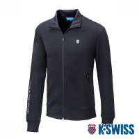 K-SWISS 5 Stripe Shoulder Jacket運動外套-女-黑