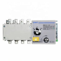 Chint Dual Power Supply Automatic Switch NH40 160A Chint Changeover Switch ATS 160/200/400A Generator Automatic Transfer Switch