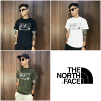美國百分百【全新真品】The North Face 短袖 棉質 T恤 TNF 上衣 LOGO 短T 日版 軍綠 CN49