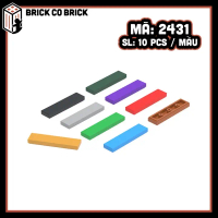 Gạch Dẹp Trơn Size 1x4 Phụ Kiện Nhựa MOC Đồ Chơi Lắp Ráp Mô Hình Sáng Tạo Trí Tuệ Combo 10 Viên 2431