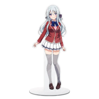 Stand akrilik figure anime\t HIYORI SHHIINA\tstandee 20cm - CLASSROOM OF THE ELITE\tMaterial Akrilik