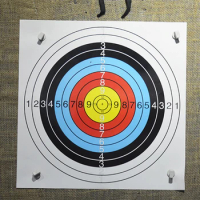 10pcs 40x40cm Professional Archery Targets Paper Practice Arrow Dartboard Bow Arrow Darts Papers Hunting Shoot Accessories