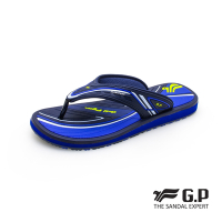 G.P 高彈性舒適夾腳拖鞋-藍色 G1531M GP 拖鞋 室內拖鞋 防水拖鞋 人字拖