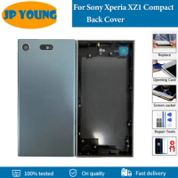 Original For Sony Xperia XZ1 Compact Back Battery Cover G8441 SO-02K Housing Case For Sony XZ1 Mini Battery Cover Replacement