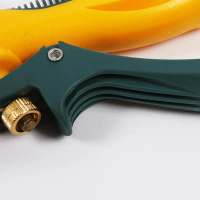 Garden Watering Gun, Car Wash Gun, Household High-Pressure Water Gun, Plastic Yellow Water Gun Multi
