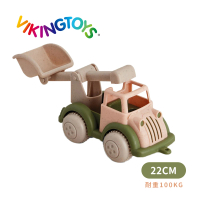 【瑞典Viking Toys】莫蘭迪色系-怪手挖土車22cm 20-89112(幼兒玩具車)