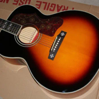 Brand new GOOD acoustic guitar Vintage sunburst VS picea fishman EQ available mahogany wood grover free shipping hollow body