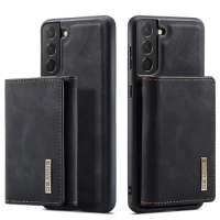 For Samsung Galaxy S21FE Case Leather Card Slots For Galaxy S22 S21 PLUS Ultra S20 S20FE Note 20 Ultra A32 5G A42 5G A52 5G Case