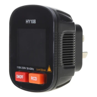 Digital Socket Tester Plug Color Display Polarity Phase Check Detector Outlet Tester Electrical Receptacle Detector