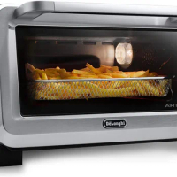 De'Longhi Air Fry Oven, Premium 9-in-1 Digital Air Fry Convection Toaster Oven, Grills, Broils, Bakes, Roasts, Keep Warm,Reheats