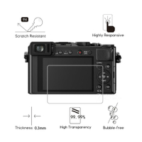 品 國際牌 2 個用於松下 Lumix DMC LX10 LX15 LX9 FZH1 LX100 透明鋼化玻璃屏幕保護膜